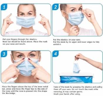 3/ply disposable nonwoven scent face mask manufacturer china