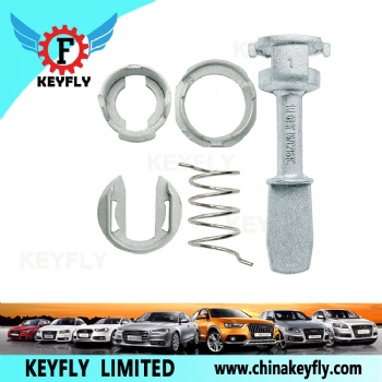 Car Front Door Lock Barrel 45 mm Repair Kit 1U0837167E for VW Skoda  Polo Bora Jetta Fabia Octavia 1U0837167,1U0837168,107837167DB,107837168DB