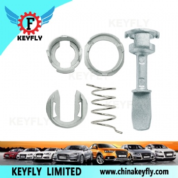  Car Front Door Lock Barrel 45 mm Repair Kit 1U0837167E for VW Skoda  Polo Bora Jetta Fabia Octavia 1U0837167,1U0837168,107837167DB,107837168DB	
