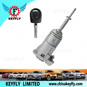  Car Ignition Lock Repair Vehicle Ignition Lock Key for VW Passat 1.8 Petrol 92kW (125HP) (97-01) Front Door Lock 3B0837167	