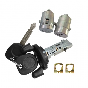 Full Car Lock Set with Long Plastic Key Head for Cadillac Chevrolet Buick KEYFLY KD012Q7	