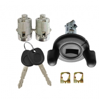  Full Car Lock Set with Long Plastic Key Head for Cadillac Chevrolet Buick KEYFLY KD012Q7	
