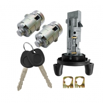  Full Car Lock Set with Long Plastic Key Head for Cadillac Chevrolet Buick KEYFLY KD012Q7	