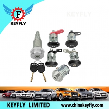 Ford Transit MK5 Door Lock and Starter Switch Set (6pcs + 2 Keys) 1994-2000 KEYFLY FT226Q8