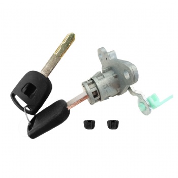  Left Door Lock Cylinder with 2 Keys for Honda Jazz Fit OEM 72185-SLN-A01 KEYFLY BT027M5	