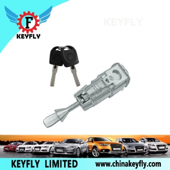 Front Left Door Lock Cylinder with 2 Keys for VW Sagitar OEM 107837167AG KEYFLY DZ103M3