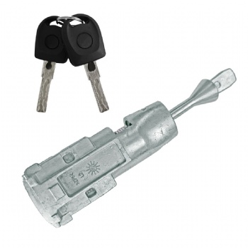  Front Left Door Lock Cylinder with 2 Keys for VW Sagitar OEM 107837167AG KEYFLY DZ103M3	