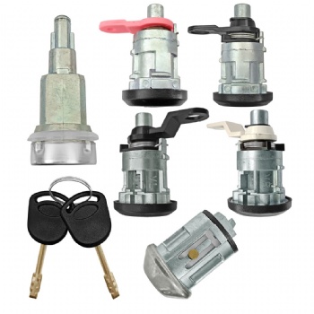  Ford Transit MK5 Door Lock and Starter Switch Set (6pcs + 2 Keys) 1994-2000 KEYFLY FT226Q8	