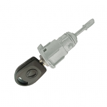  Right Door Lock Cylinder with 1 Key for VW POLO OEM 604837168 KEYFLY DZ068M2	