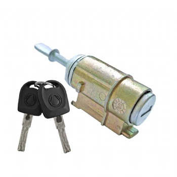  Left Door Lock Cylinder with 2 Keys for Audi A6 KEYFLY DZ107M3	