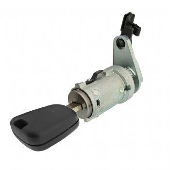  Left Door Lock Cylinder for Peugeot 307 Side-Groove Key KEYFLY BZ118M2	