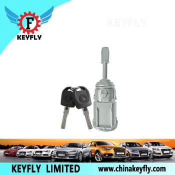 Left Door Lock Cylinder with 2 Keys for VW POLO OEM 604837167 KEYFLY DZ066M3