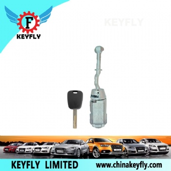 Left Door Lock Cylinder with 1 Key for Citroen C4L KEYFLY XT123M2