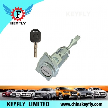 Left Door Lock Cylinder with 1 Key for Passat / Bora OEM 107-837-167-AT