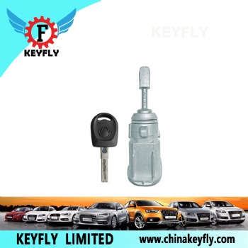 Left Door Lock Cylinder with 1 Key for Golf IV OEM 1U0837167C
