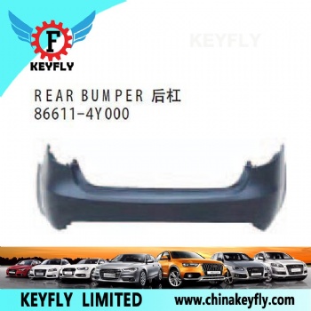 Rear Bumper for Kia Rio '12 (4-Door Sedan) / K2 (Rio Russia) OEM 86611-4Y000