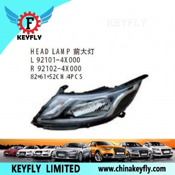 Head Lamp for Kia Rio '12 (4-Door Sedan) / K2 (Rio Russia) OEM 92102-4X000