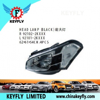 Head Lamp (Black) for Kia Ceed / Soul OEM 92102-2KXXX
