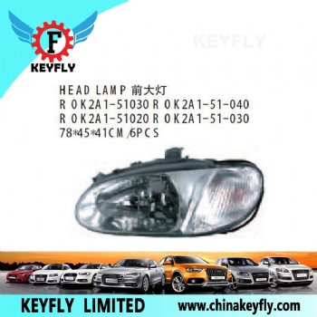 Head Lamp for Kia Credos 2003-2005 / Sephia 1999 / Rio 2001 OEM OK2A1-51030