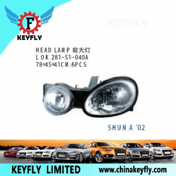 Head Lamp for Kia Credos 2003-2005 / Sephia 1999 / Rio 2001 OEM L OK 281-51-040A