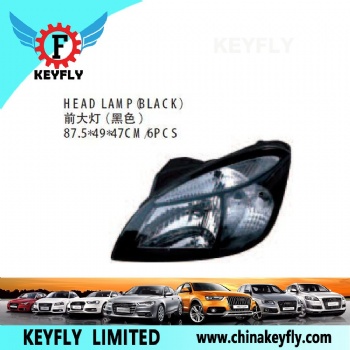 Head Lamp (Black) for Kia Rio 2005