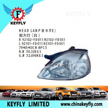 Head Lamp (White) for Kia Pride 2003 III / Pride 2003 II / Rio 2003 OEM 92102-FD011