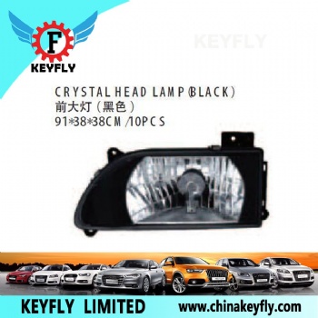 Crystal Head Lamp (Black) for Kia Optima 2005 / Pride 2003 III