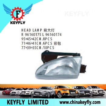 Head Lamp for Chevrolet/Daewoo Tico / Lemans 1996 / Racer 1996 OEM 96160175