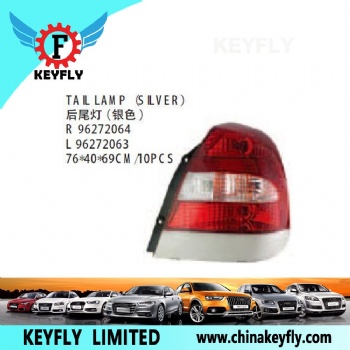 Tail Lamp (Silver) for Chevrolet/Daewoo Lanos 1996-2003 / Nubira 1997-2000 OEM 96272064