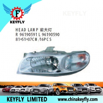 Head Lamp for Chevrolet/Daewoo Lanos 1996-2003 / Nubira 1997-2000 OEM 96190591
