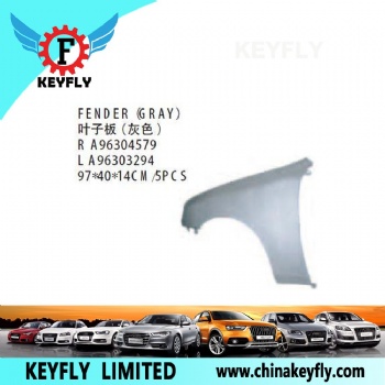 Fender (Gray) for Chevrolet/Daewoo Lanos 1996-2003 OEM A96304579