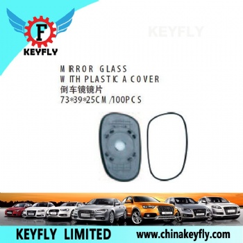 Mirror Glass With Plastic A Cover for Chevrolet/Daewoo Leganza 1997 / Lanos 1996-2003