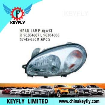Head Lamp for Chevrolet/Daewoo Leganza 1997 / Lanos 1996-2003 OEM 96304607