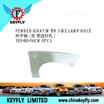 Fender (Gray)With Side Lamp Hole for Chevrolet/Daewoo Cielo 1996 / Nexia 1996 / Cielo 1996 / Nexia 1996