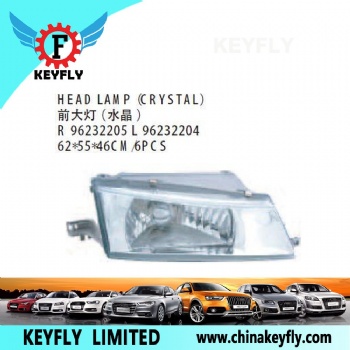 Head Lamp (Crystal) for Chevrolet/Daewoo Cielo 1996 / Nexia 1996 / Cielo 1996 / Nexia 1996 OEM 96232205