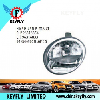 Head Lamp for Chevrolet/Daewoo Matiz 2001 / Spark 2001 II / Matiz 1999 / Spark 1999 I / Espero 1992-1996 OEM P96316854