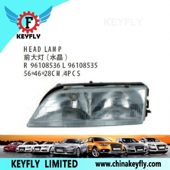 Head Lamp for Chevrolet/Daewoo Matiz 2001 / Spark 2001 II / Matiz 1999 / Spark 1999 I / Espero 1992-1996 OEM 96108536