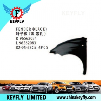 Fender (Black) for Chevrolet/Daewoo Matiz 2001 / Spark 2001 II OEM 96562084