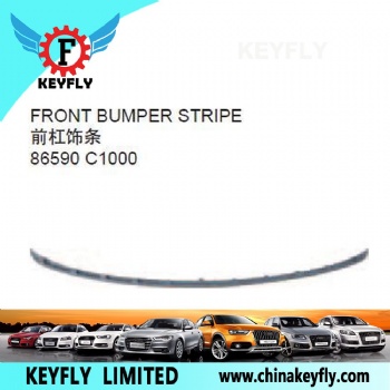 Front Bumper Stripe for Hyundai Sonata 2014 OEM 86590 C1000