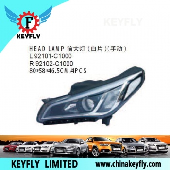 Head Lamp for Hyundai Accent 2014 / Solaris 2014 (Russia) / Sonata 2014 OEM 92102-C1000