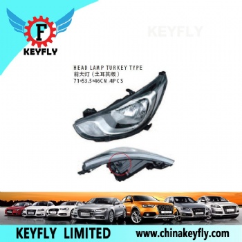 Head Lamp Turkey Type for Hyundai iX35 / Matrix 2008 / Accent 2012