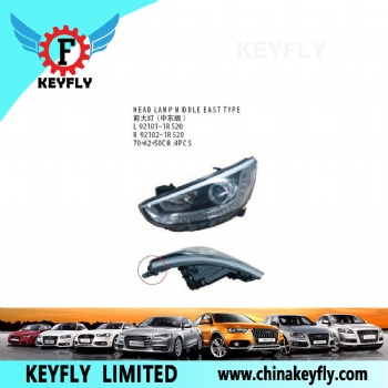 Head Lamp Middle East Type for Hyundai iX35 / Matrix 2008 / Accent 2012 OEM 92102-1R520