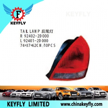 Tail Lamp for Hyundai Elantra 2002-2003 / i10 OEM 92402-2D000