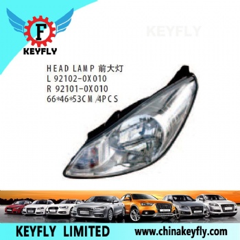 Head Lamp for Hyundai Elantra 2002-2003 / i10 OEM 92101-0X010