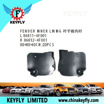 Fender Inner Lining for Hyundai H100 Porter 2004 II / Elantra 2007 OEM 86812-4F001