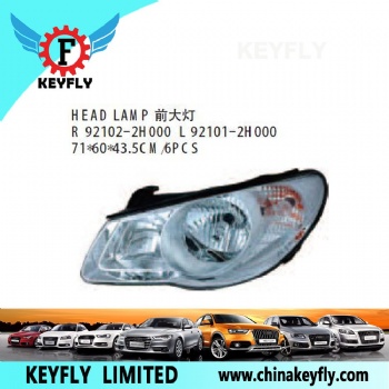 Head Lamp for Hyundai H100 Porter 2004 II / Elantra 2007 OEM 92102-2H000