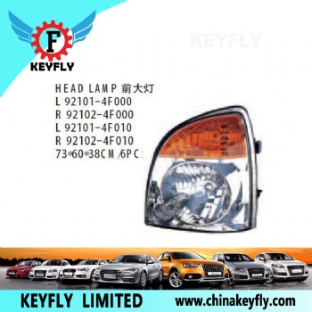 Head Lamp for Hyundai H100 Panel Van 1996 / Trajet 2003 OEM 92102-4F000