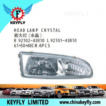 Head Lamp Crystal for Hyundai H100 Panel Van 1993 / H100 Panel Van 1996 OEM 92102-43810