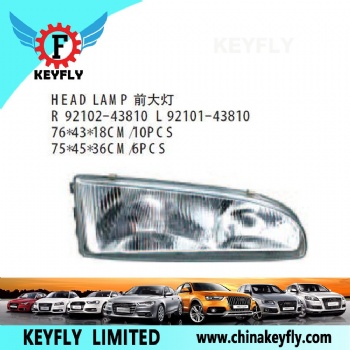 Head Lamp for Hyundai H100 Panel Van 1993 / H100 Panel Van 1996 OEM 92102-43810