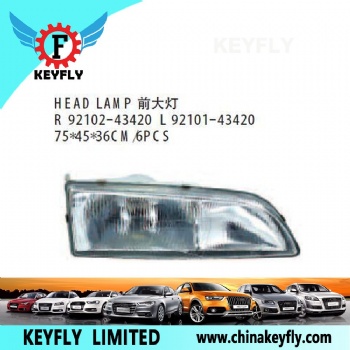 Head Lamp for Hyundai H100 Panel Van 1993 / H100 Panel Van 1996 OEM 92102-43420